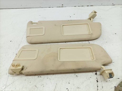visors PRZECIWSLONECZNE right left cover KPL Audi A6 III (2004-2011) C6