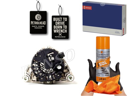 DENDAN1340#ECS-PCP+K - Генератор (14в 100а) opel astra h astra h gtc com #petrolhead pro+ kit4