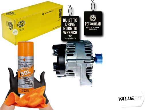 HEL8EL 011 - Генератор hella 12317789980 12317797660 123177899 #petrolhead pro+ kit4