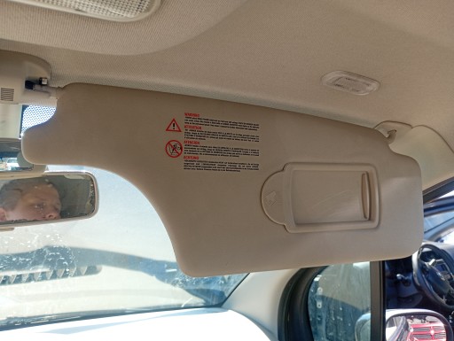 Sonnenblende Blende Abdeckung PRZECIWSLONECZNA rechts des Beifahrers Renault Modus 1 und 04-13
