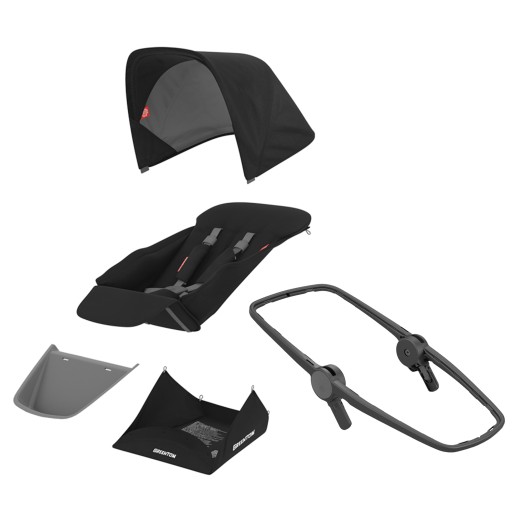 Оббивка сидінь Greentom Reversible, чорна