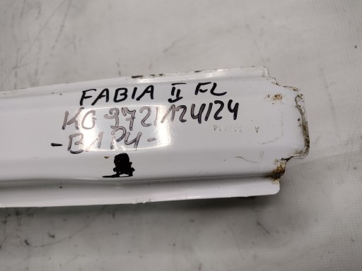 bumper support rear part Skoda Fabia II lift HB