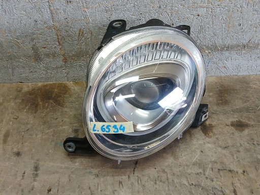 light front left FIAT 500 and 1 LIFT lens