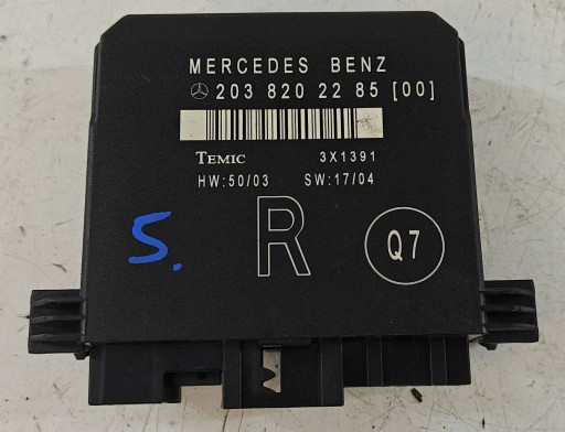 Mercedes C klasa 203 W203 2038202285 heck hinten rechts Bedienteil modul Tür