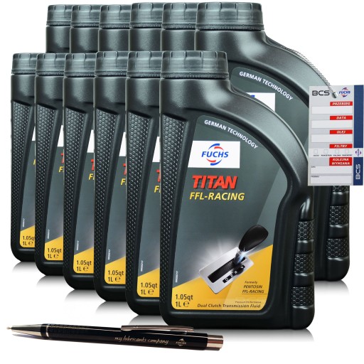 12 литров масло fuchs titan pentosin ffl-racing для коробки передач с двойным сцеплением - 12л