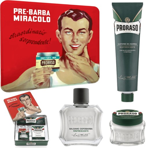 ZESTAW do golenia Proraso Vintage Selection GINO