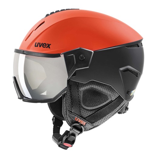 Шолом Uvex 56-58 см оранжево-червоний