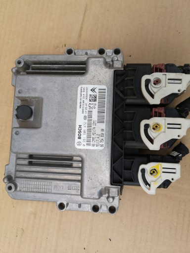 Citroen c3 ii 10-15 компьютерный контроллер двигателя 9666319180
