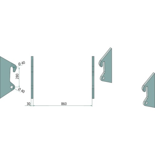 778755227 - Набір запальних елементів для Kramer ST52, 2 частини