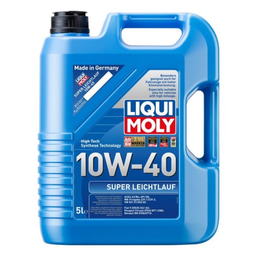 МАСЛО 10W-40 SUPER LEICHTLAUF 5L - LIQUI MOLY 9505