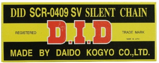 SCR0409SV-130 - ЦЕПЬ ГРМ DID YAMAHA FZS600 FAZER 97-03