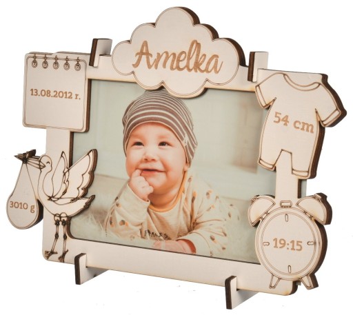 Рамка 14 х 20 см біла