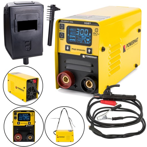 ИНВЕРТОР TIG MMA 300A LCD IGBT СВАРОЧНЫЙ АППАРАТ + КОМПЛЕКТ