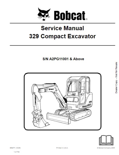 904771 (10-09) - BobCat Service Repair Manual 329