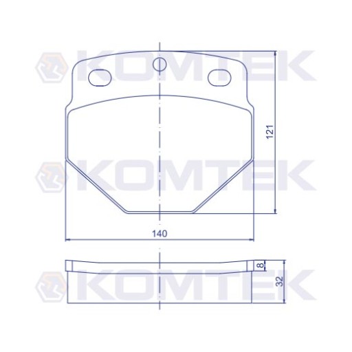CVP338 - Тормозные колодки DON Bova Van Hool Setra 0398841