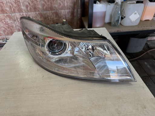 REFLEKTOR right light front lens EU SKODA OCTAVIA 2 II LIFT 08-13