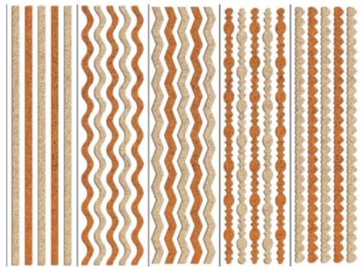 САМОКЛЕЯЧАЯ СТРІЧКА З БЛИСКІТКАМИ FSX4 МІКС