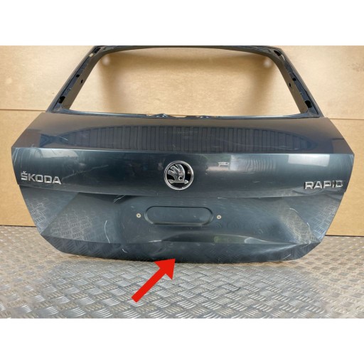trunk door boot rear part rear SKODA RAPID LIFTBACK 2012-2019 5JA827219