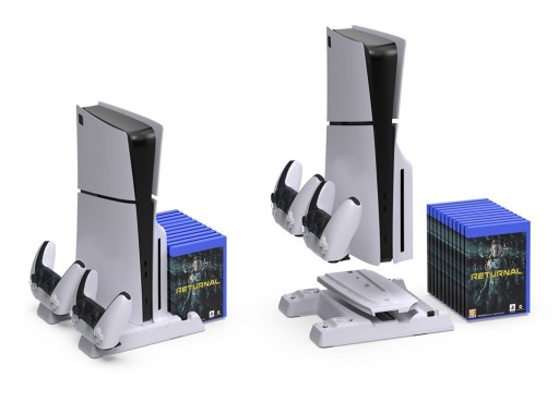 🔥 Mega Okazja! Podstawka Chłodząca ze Stacją Dokującą do PS5 / PS5 Slim (D Chassis)