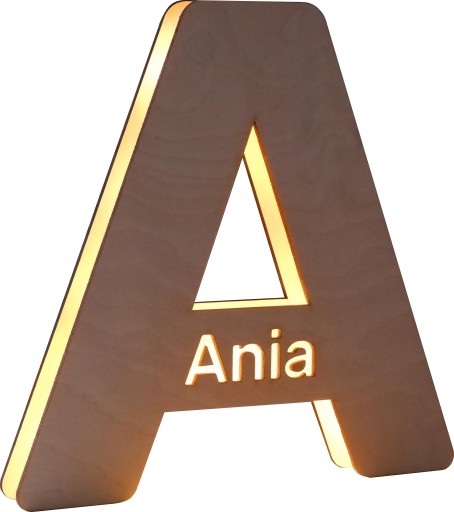 Ніжна лампа Dekorewniane.pl дерево