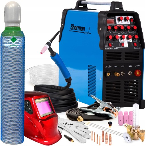 Інверторний зварювальний апарат SHERMAN TIG AC / DC 210 PULS