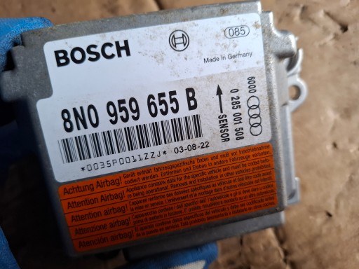 SENSOR modul airbag AIRBAG 8N0959655B AUDI TT 8N