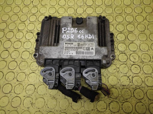PEUGEOT 206 1.6 HDI Unité de contrôle Moteur 0281011628