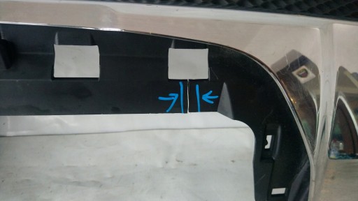 diffuser of a bumper rear part CHROM MERCEDES ML 166 AMG