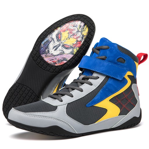 Взуття боксерське SJQJX 99-1 36 сіро-блакитне