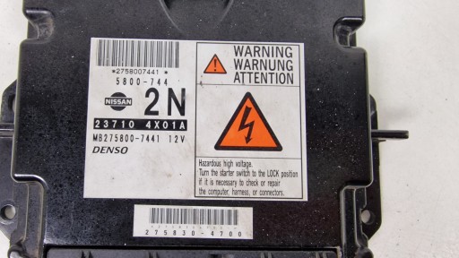 NISSAN NAVARA PATHFINDER Computer Bedienteil DES MOTORS 237104X01A