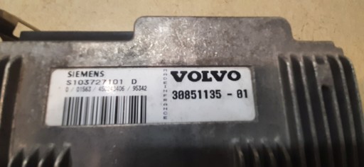 control unit of the engine VOLVO S40 S103727101D