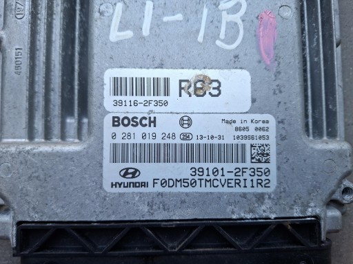 control unit computer of the engine 39116-2S350 HYUNDAI SANTA FE III 2.2 D CRDI