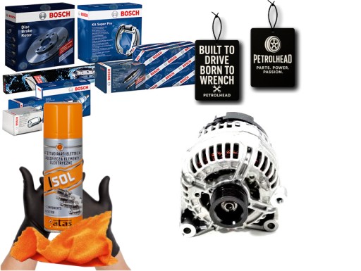 BOS0 124 - Генератор (14v 155a) bmw 5 (e60) 5 (e61) 2.2/2.5/ #petrolhead pro+ kit4