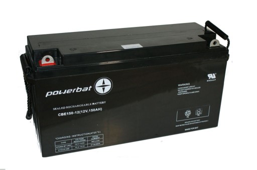 Блок живлення акумулятор agm powerbat cb 150-12 12v 150ah магазин краків