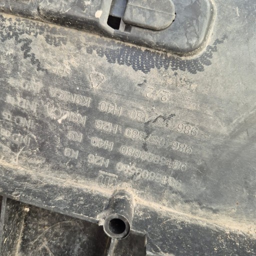 BERLINGO IV COMBO E RIFTER 18- kryt kryt pod nárazník předek 9816809580
