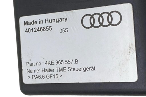 Інші модулі audi e-tron (gen) 4ke965557b 0.0l електричний 300kw 2019