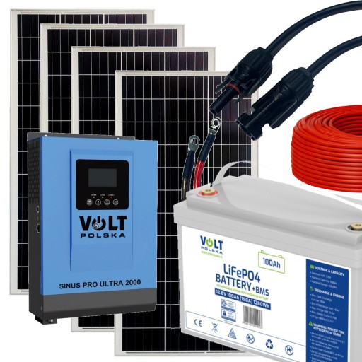 Zestaw-12v-230v-2000w - Комплект Off-Grid PV 560W 12V ULTRA, LiFePO4 100ah