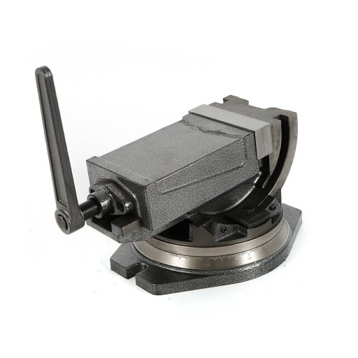 Слесарные тиски поворотные наковальня 125 мм