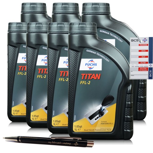 Масло fuchs titan pentosin ffl-2 7 литров для коробки передач dsg vw g052182 7л