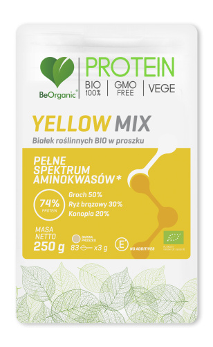 YELLOWMIX RASTLINNÝCH BIELKOVÍN BIO 250G