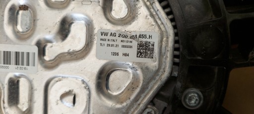 ventilátor SEAT SKODA AUDI 1.0 TSI, TGI 2Q0121203M, 2Q0959455H