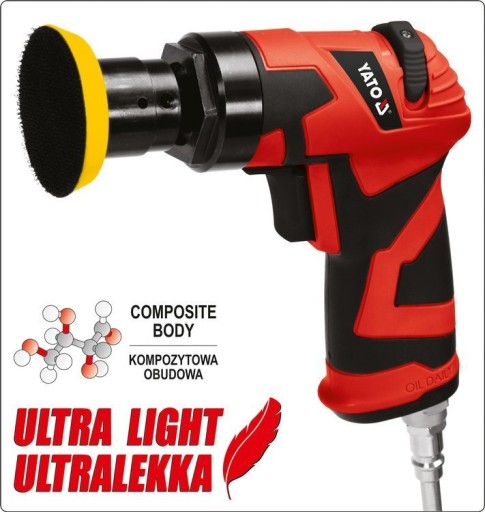 ПНЕВМАТИЧЕСКИЙ ЭКСЦЕНТРИКОВЫЙ ШЛИФОВАЛЬНЫЙ СТАНОК YT-09730 YATO