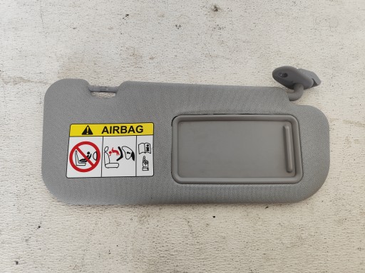 HYUNDAI I20 II 2016R cover PRZECIWSLONECZNA visor of the passenger right