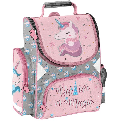 Шкільний портфель Paso рожевий 17л