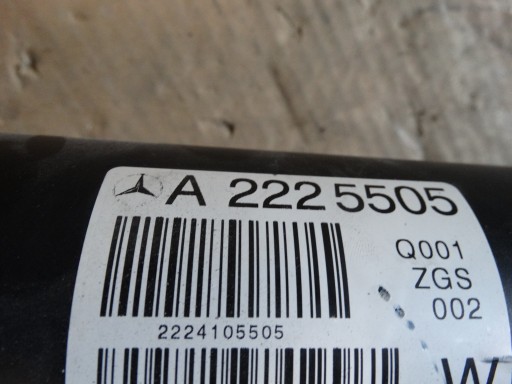 cardan KPL. MERCEDES W222 LONG 400D 350D 1