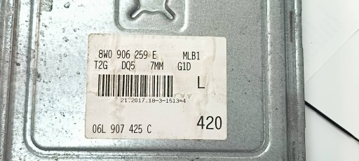 computer Motore ECU 8W0906259E 2.0 TFSI AUDI A5 F5 SPORTBACK