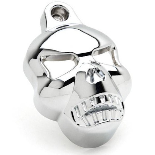 MT246-005-CH - КРЫШКА НАКЛАДКА КРЫШКА РОГА HARLEY HD SKULL