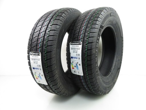 2x 225 / 65r16c всесезонний Semperit Van-AllSeason