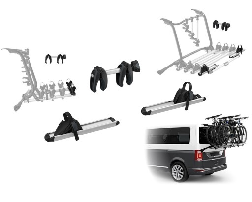 Адаптер для 4 велосипедів Thule WanderWay 911 VW T6