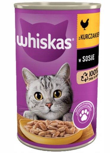 WHISKAS Adult mokra karma dla kota Kurczak 400g